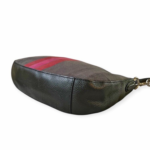 Coach Horse and Carriage Jacquard Sutton Crossbody 69647 Stripe Bag - Picture 7 of 13